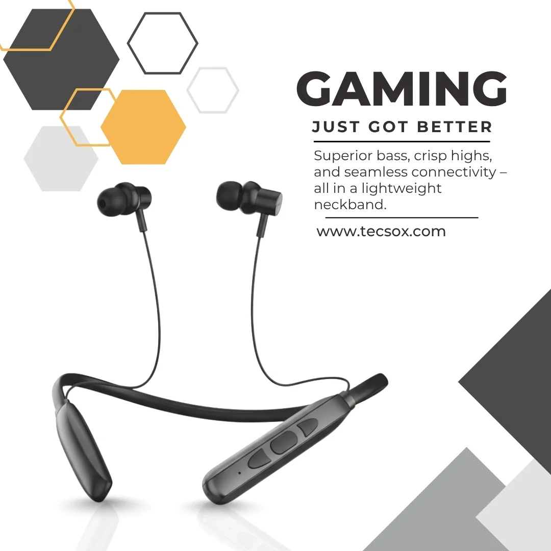 Bluetooth Neckband Jazz 251 | 30 Hr Long Battery Life | High Bass - Image 4
