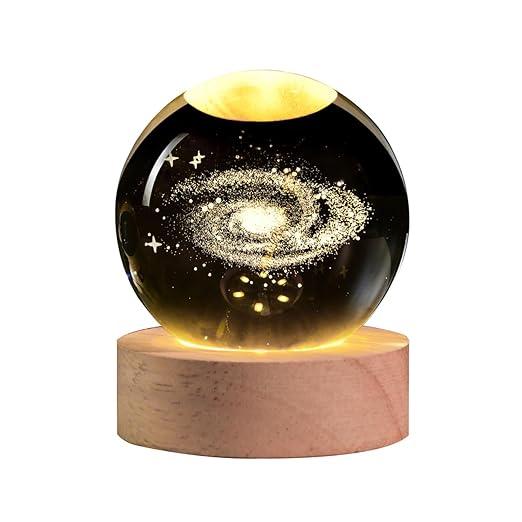 Buy TecSox 3D Galaxy Crystal Ball with LED Stand - Image 6