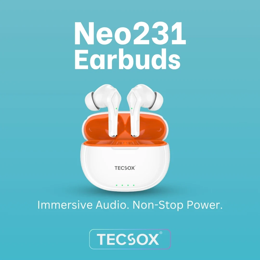 Buy TecSox Neo231 Wireless Earbud With Deep Bass & Comfortable Fit - Image 10