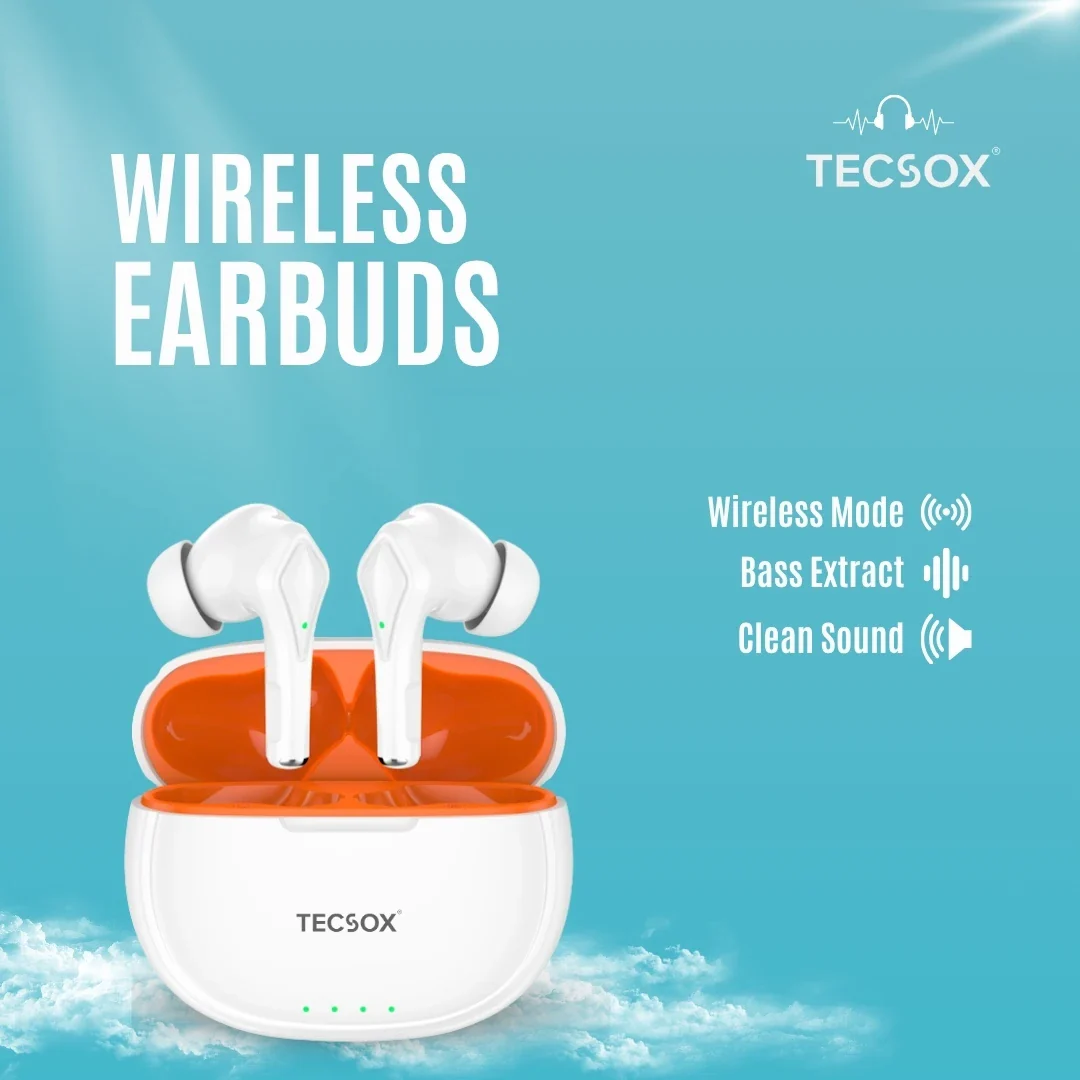 Buy TecSox Neo231 Wireless Earbud With Deep Bass & Comfortable Fit - Image 11