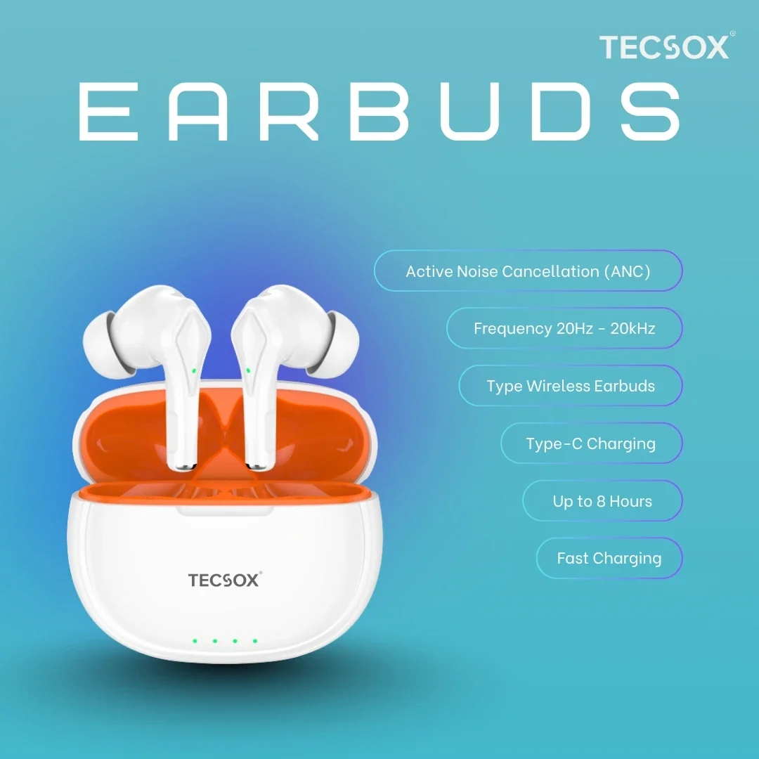 Buy TecSox Neo231 Wireless Earbud With Deep Bass & Comfortable Fit - Image 15