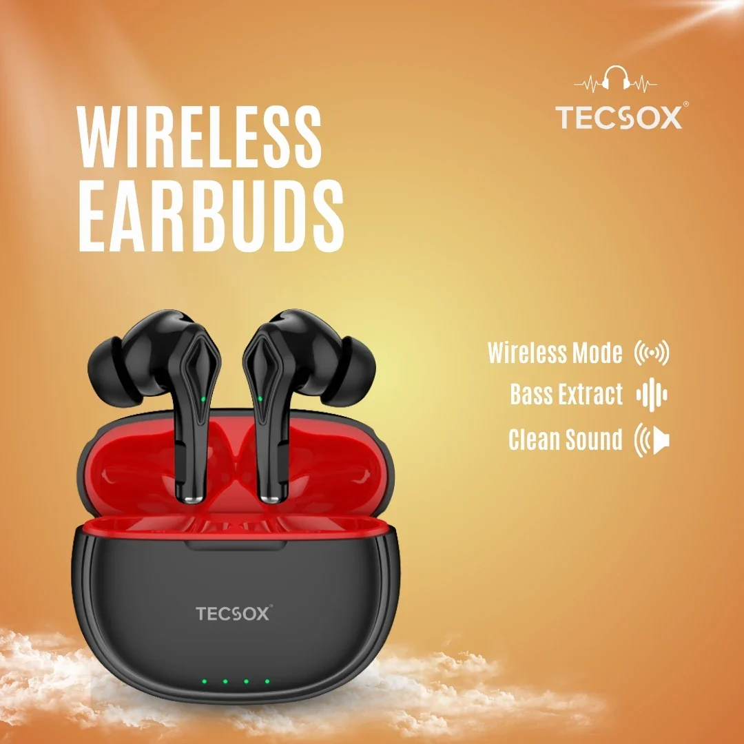 Buy TecSox Neo231 Wireless Earbud With Deep Bass & Comfortable Fit - Image 18