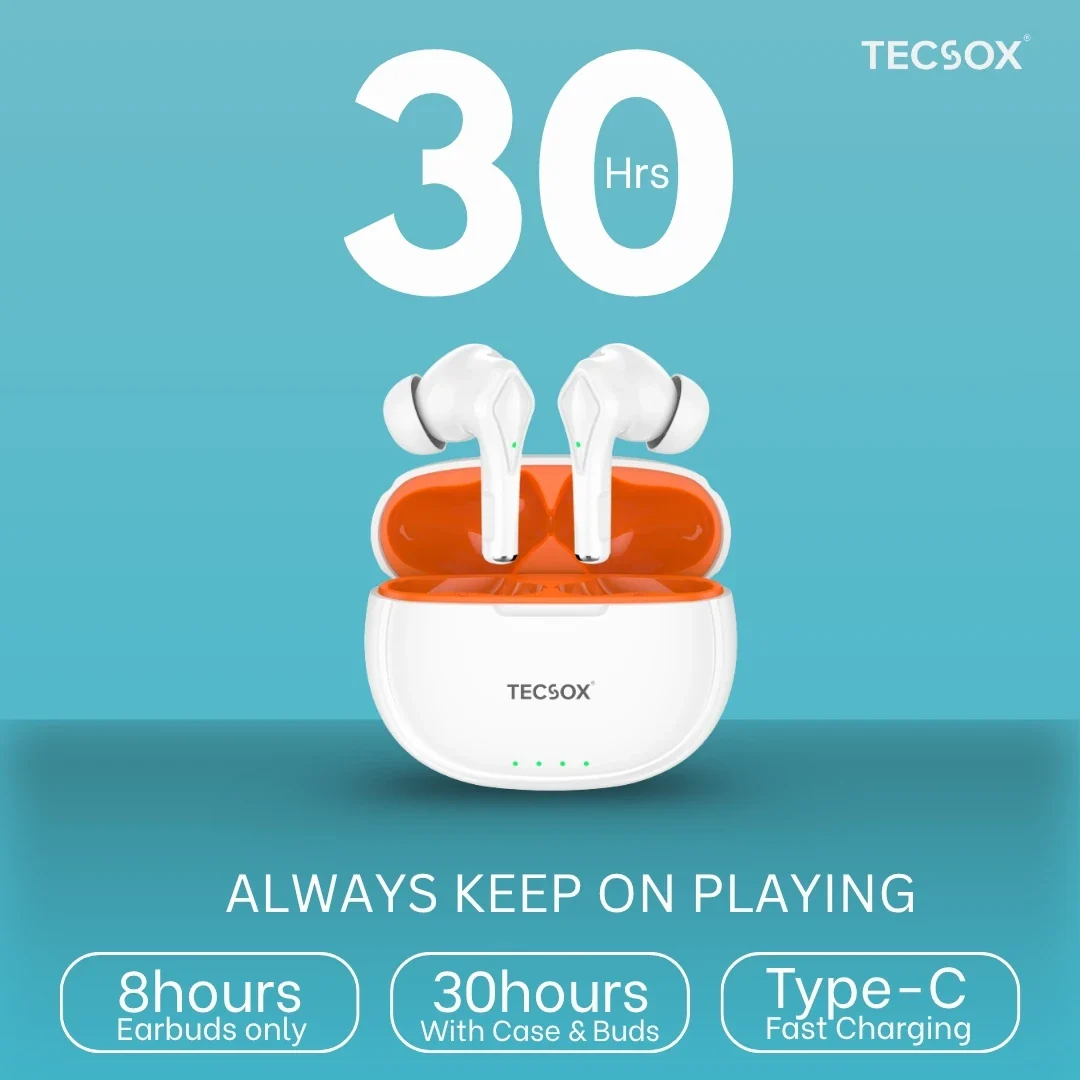 Buy TecSox Neo231 Wireless Earbud With Deep Bass & Comfortable Fit - Image 23