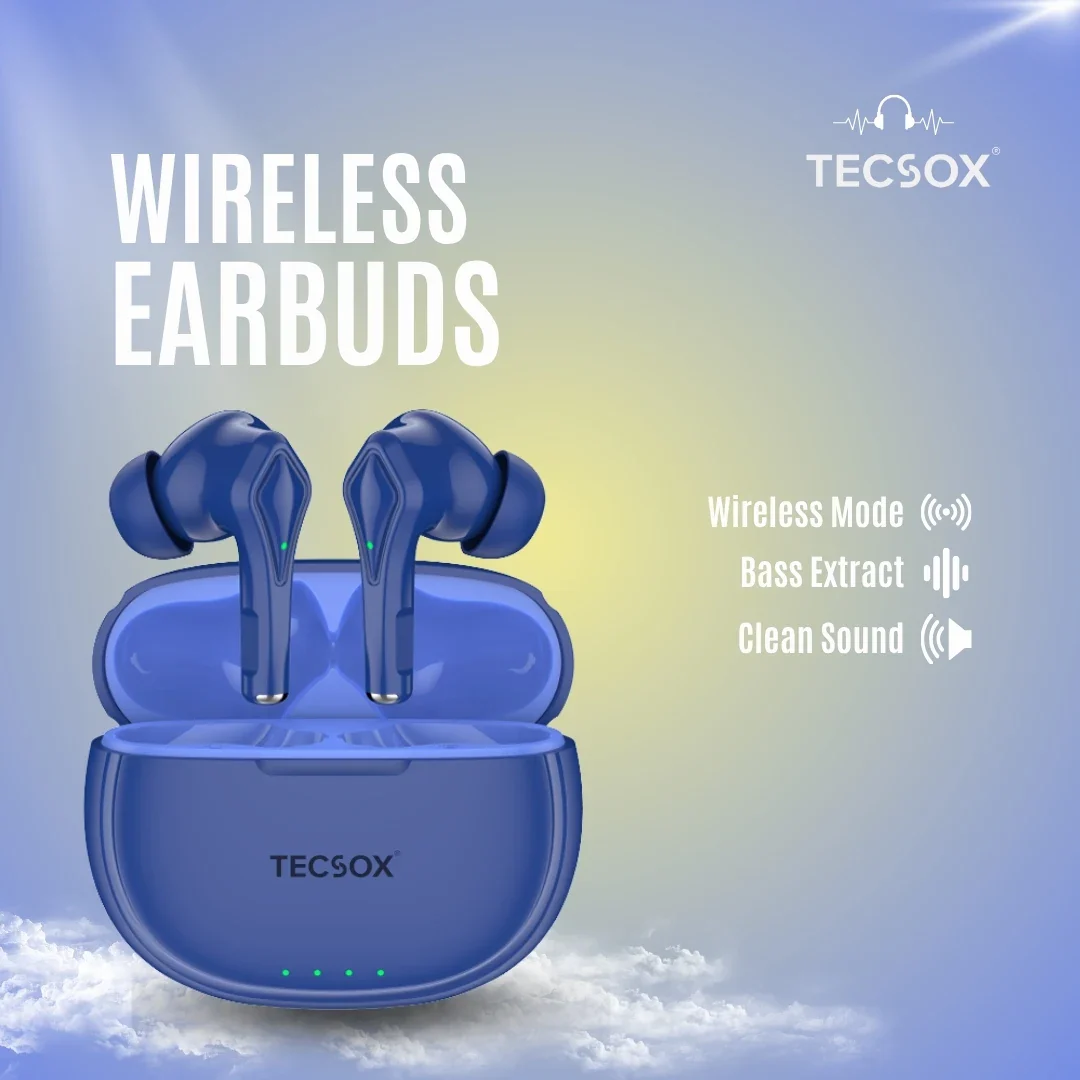 Buy TecSox Neo231 Wireless Earbud With Deep Bass & Comfortable Fit - Image 24