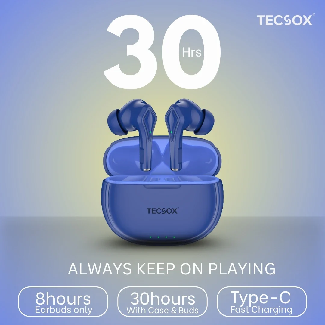 Buy TecSox Neo231 Wireless Earbud With Deep Bass & Comfortable Fit - Image 28