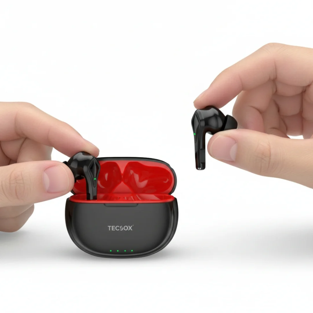 Buy TecSox Neo231 Wireless Earbud With Deep Bass & Comfortable Fit - Image 3