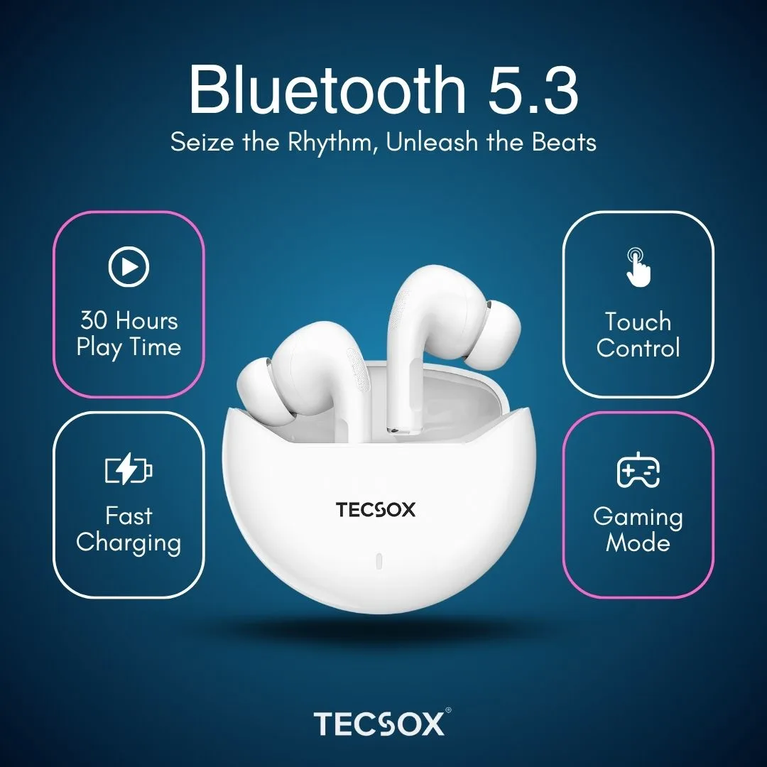 Buy TecSox Omega Wireless Earbud With Comfortable Fit - Image 18