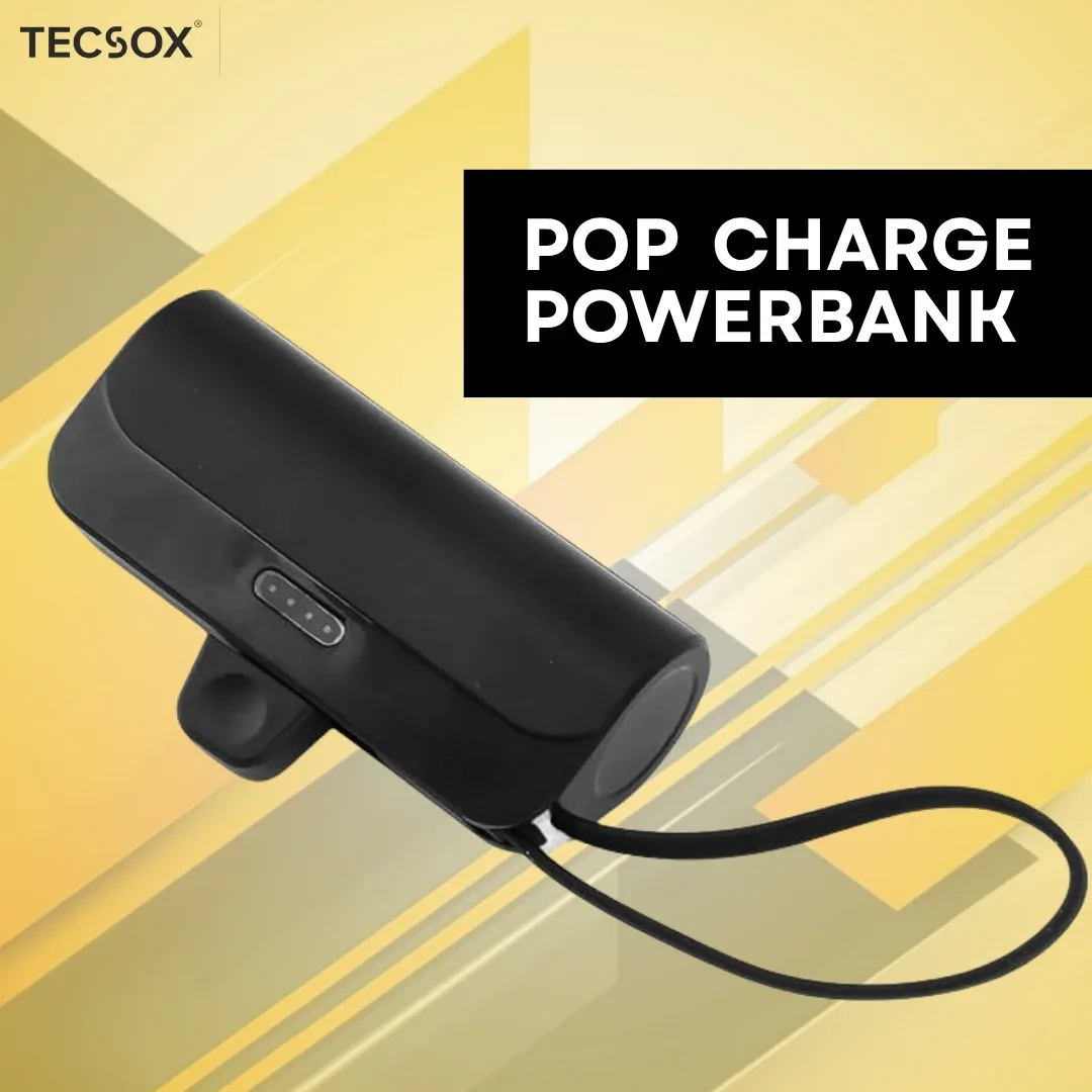 Buy TecSox POP Charge | 5000mAh Power Bank | 25W Output - Image 4
