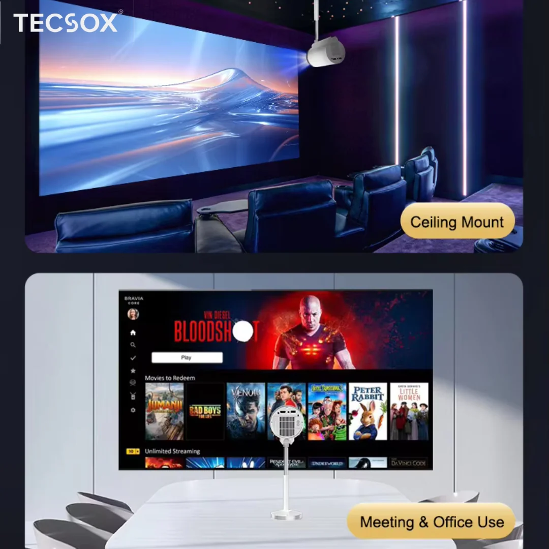 Falcon Projector : 4K Video | Android 13 | Best Under ₹10000 - Image 7