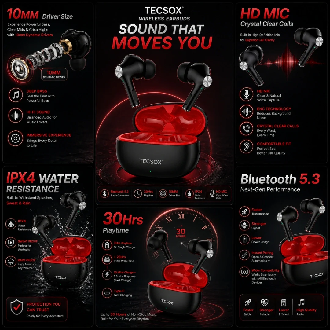 Neo 412  |  30 Hr Playtime | IPX Water Resistant - Image 14