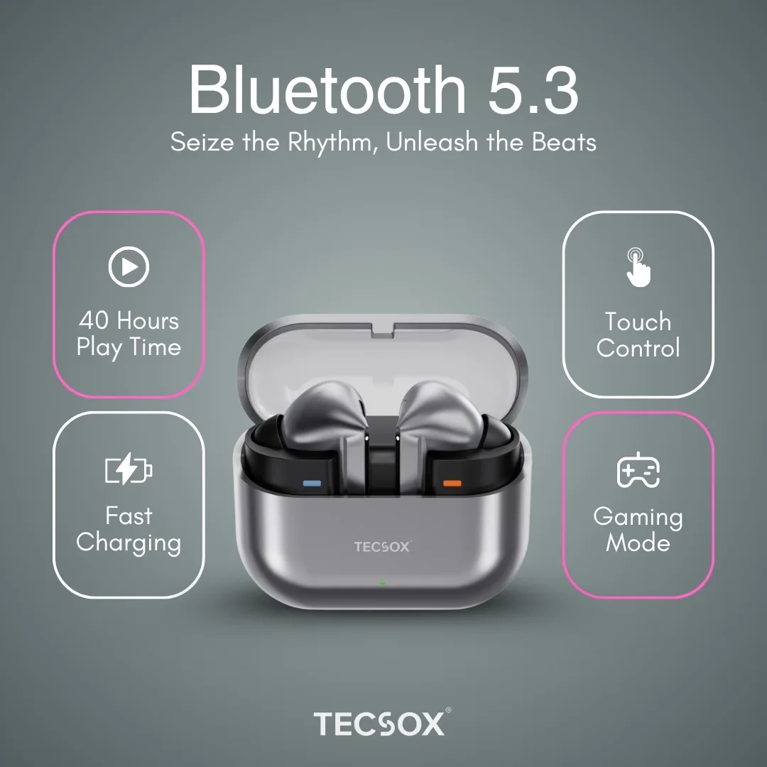 Order TecSox Audora Bluetooth Earbuds | Deep Bass | Under ₹1000 - Image 16