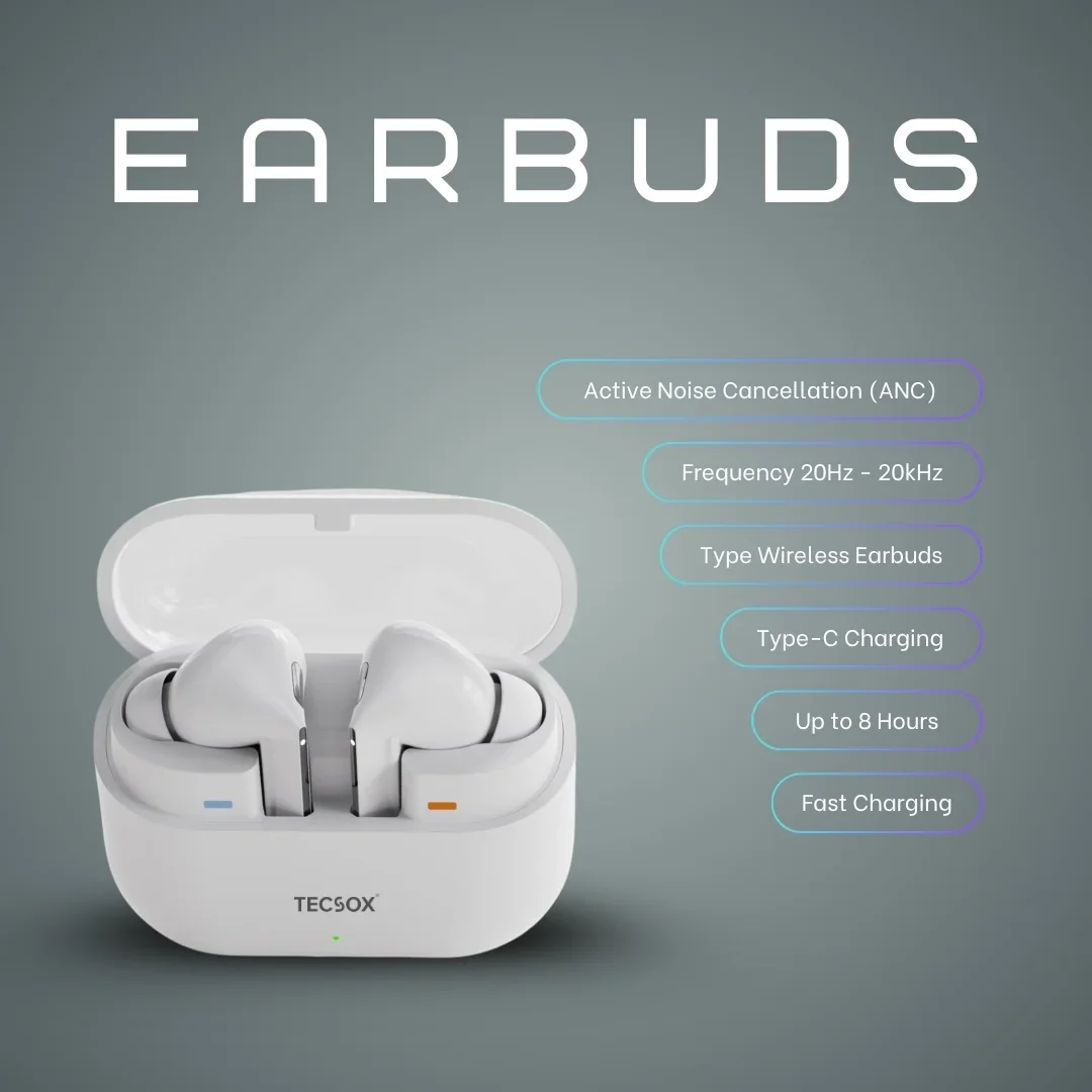Order TecSox Audora Bluetooth Earbuds | Deep Bass | Under ₹1000 - Image 23