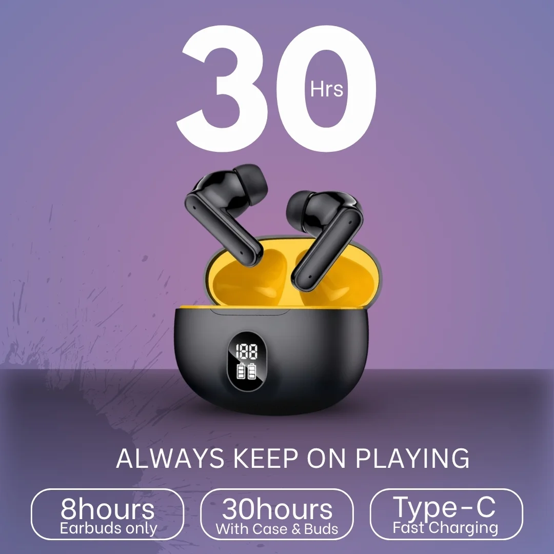 Pulse411  Bluetooth Earbuds | 30 Hours Playtime | Digital Display - Image 15