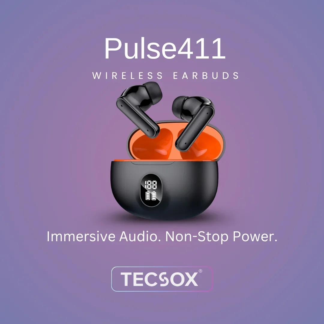 Pulse411  Bluetooth Earbuds | 30 Hours Playtime | Digital Display - Image 3