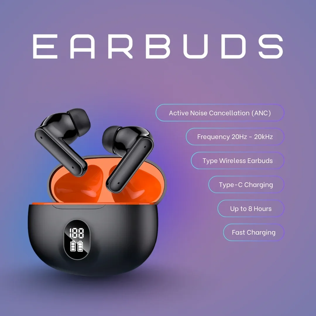 Pulse411  Bluetooth Earbuds | 30 Hours Playtime | Digital Display - Image 4