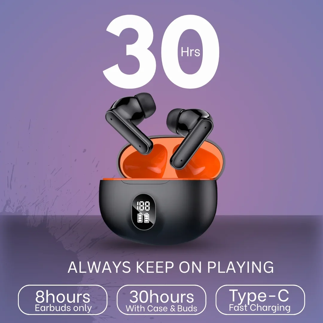 Pulse411  Bluetooth Earbuds | 30 Hours Playtime | Digital Display - Image 6