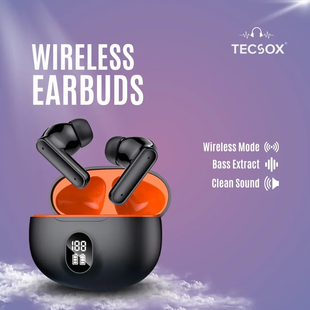 Pulse411  Bluetooth Earbuds | 30 Hours Playtime | Digital Display - Image 8