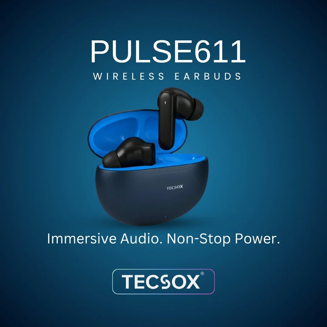 Order TecSox Pulse 611 Bluetooth Earbuds | Deep Bass | 30 Hour Play time - Image 12