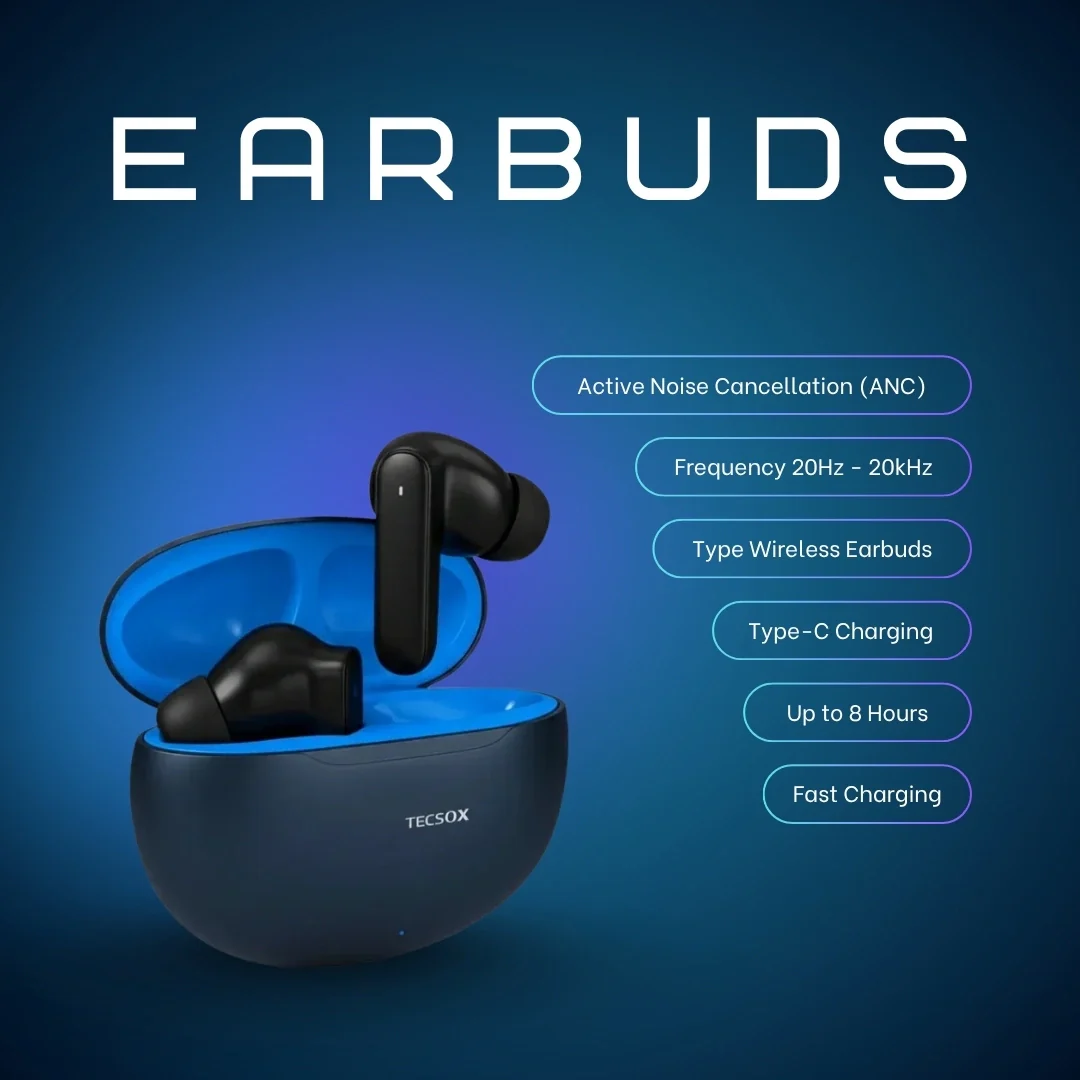 Order TecSox Pulse 611 Bluetooth Earbuds | Deep Bass | 30 Hour Play time - Image 13