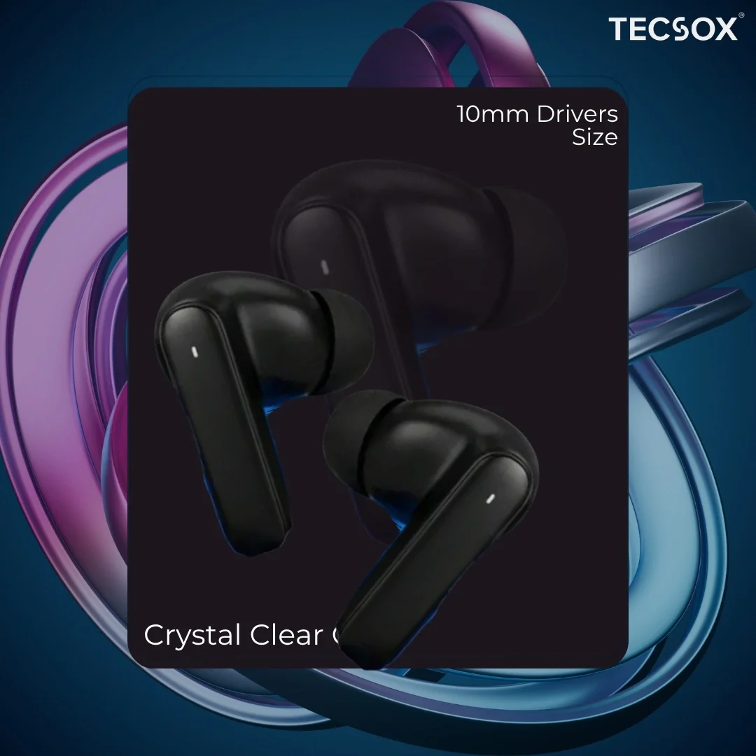 Order TecSox Pulse 611 Bluetooth Earbuds | Deep Bass | 30 Hour Play time - Image 27