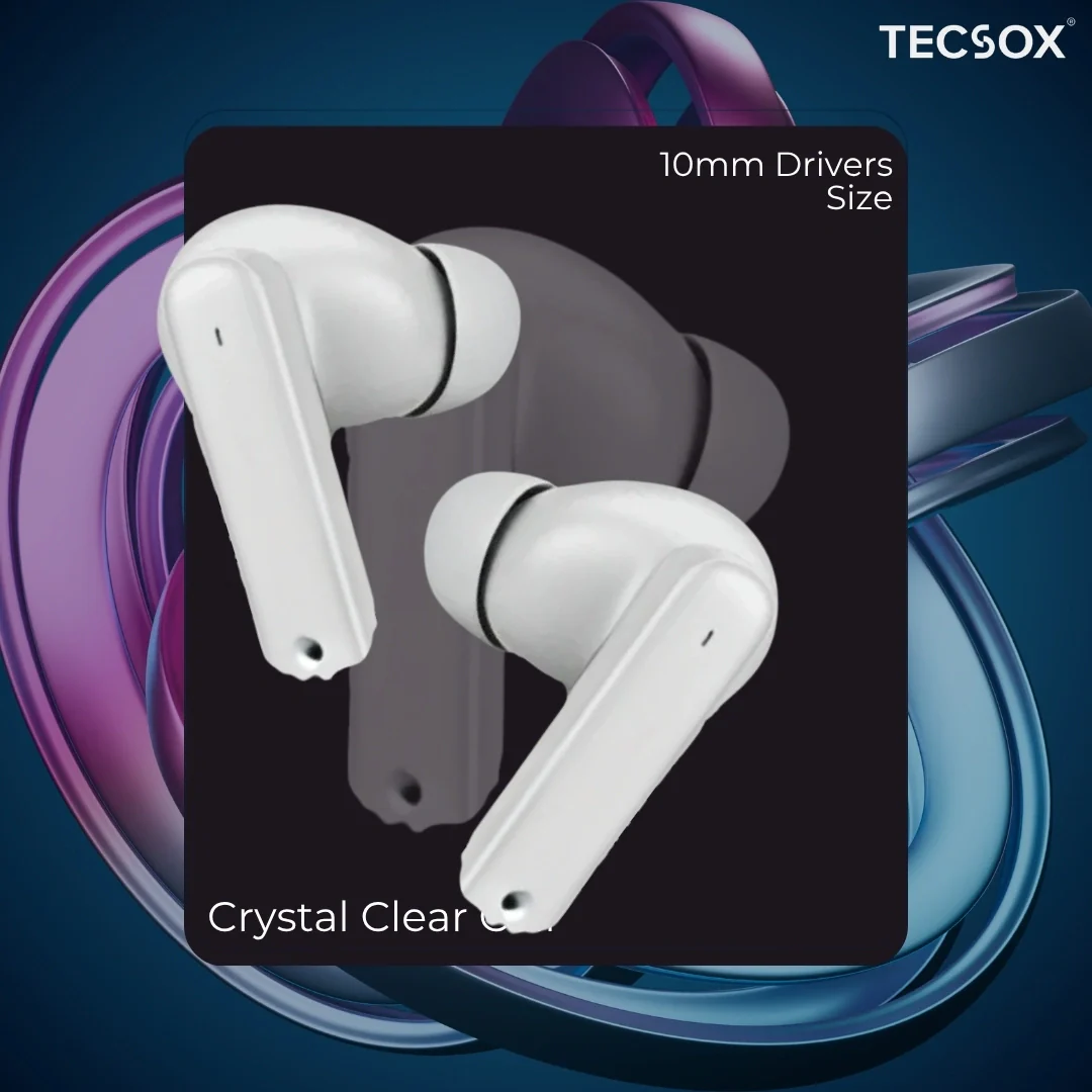 Order TecSox Pulse 611 Bluetooth Earbuds | Deep Bass | 30 Hour Play time - Image 7