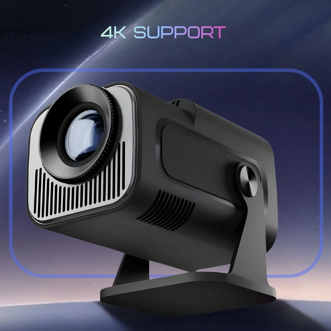 Tecsox Panther Mini Projector: 4K Video | Android 11 | 180° rotation - Image 4