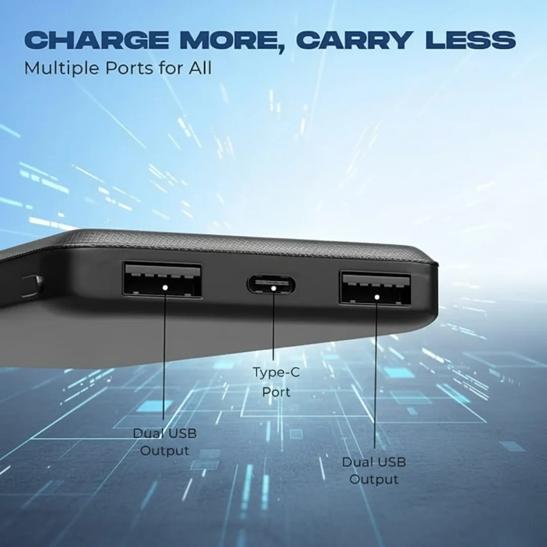 TecSox Power Pack | 10000 mAh Powerbank | 15W - Image 10