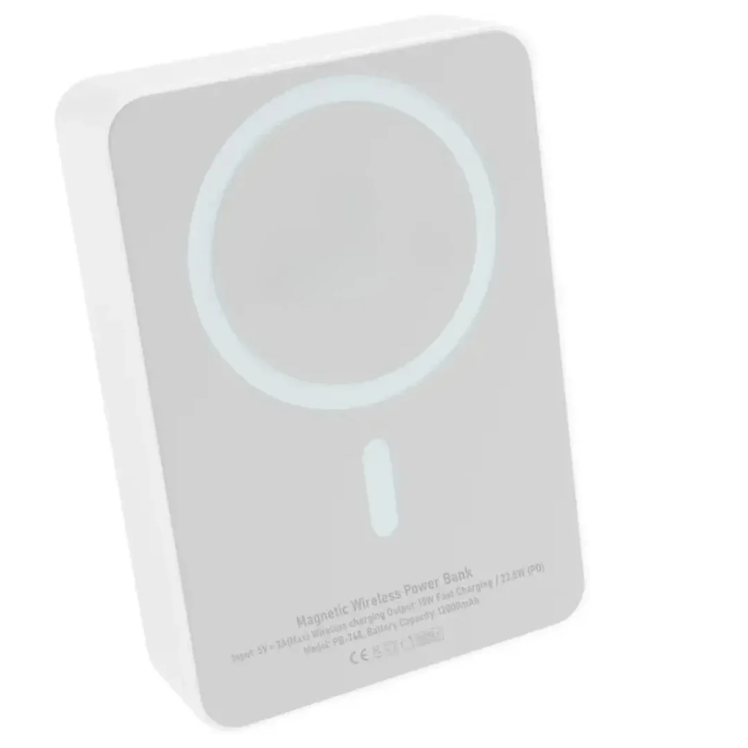 TecSox 5000mAh | Wireless With MagSafe Compact Pocket Size Power Bank | Lithium Polyme - Image 2