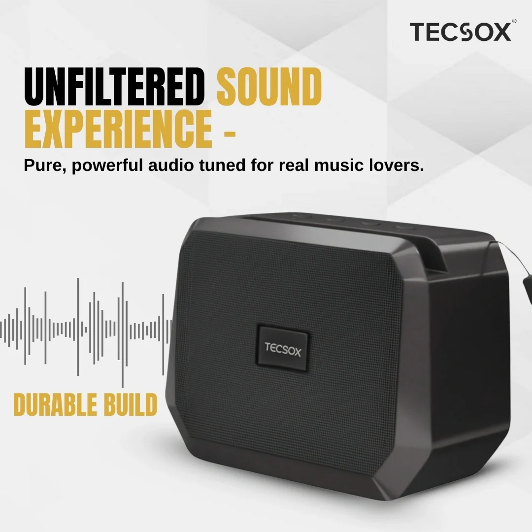 TecSox Blast Pro | Speaker with 10watt & Powerful Bass - Image 3