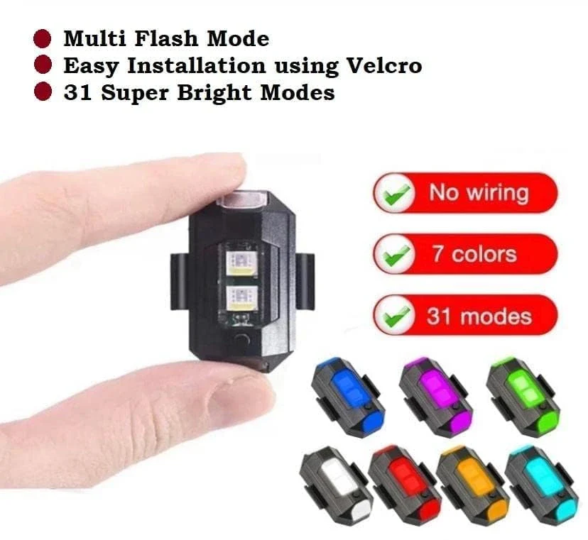 TecSox LED Emergency Strobe Light | USB Rechargeable - Image 6