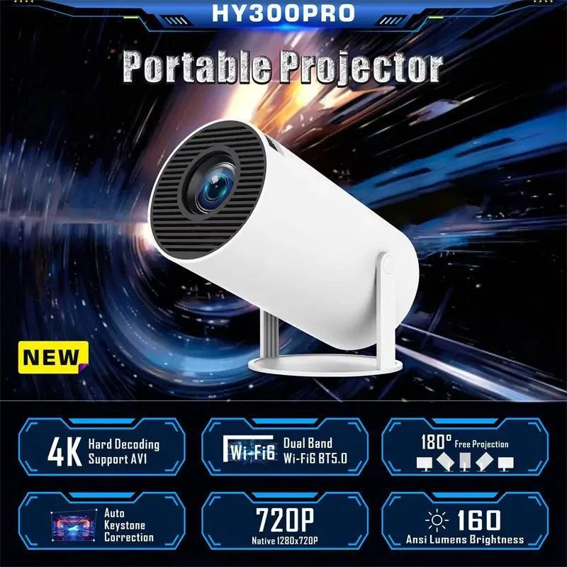 TecSox HY300 LED Projector – Full HD Smart Home Theater Mini 4K Projector Under Rs 4000 - Image 7