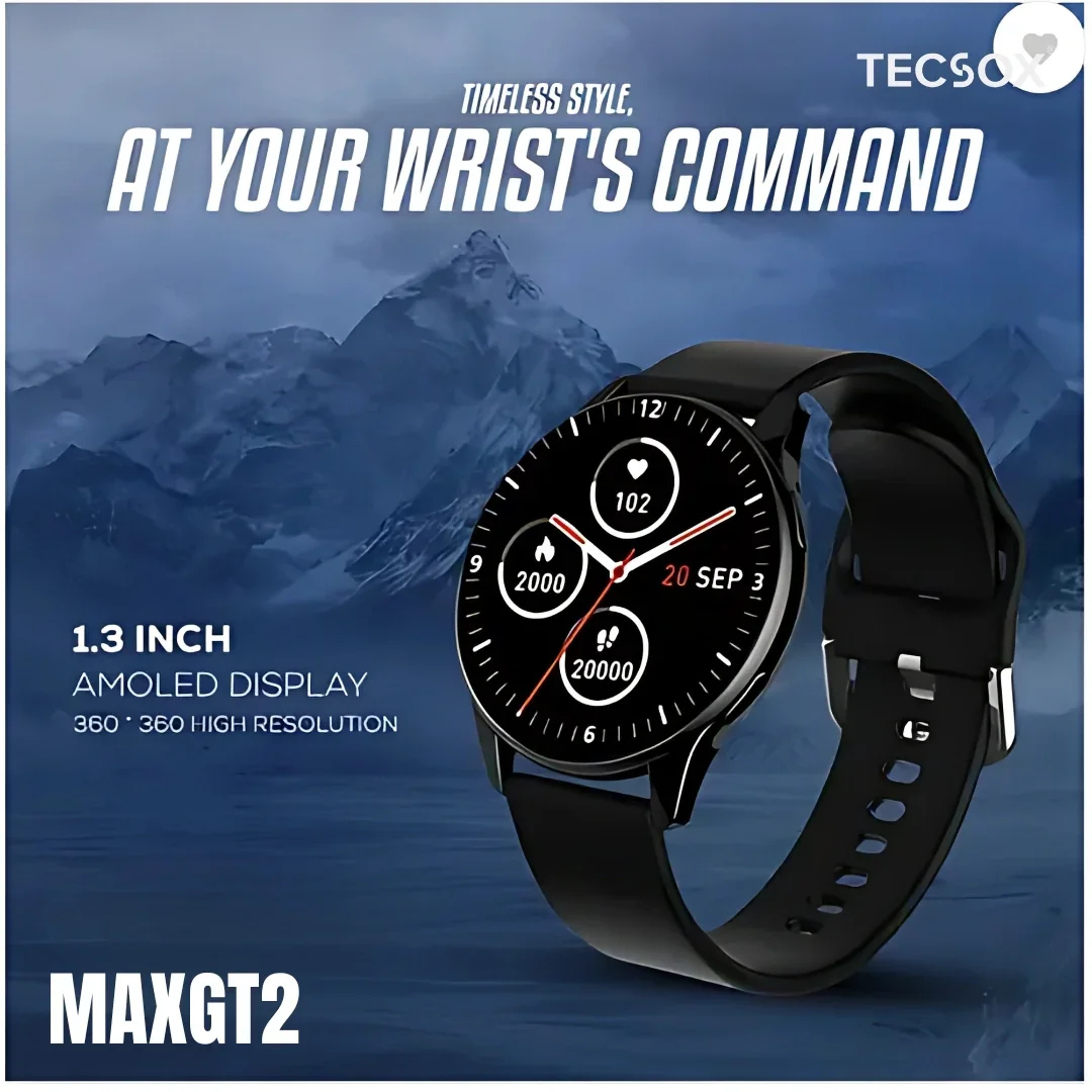 TecSox MaxGT2 | 1.3" IPS Display | BT Calling - Image 6