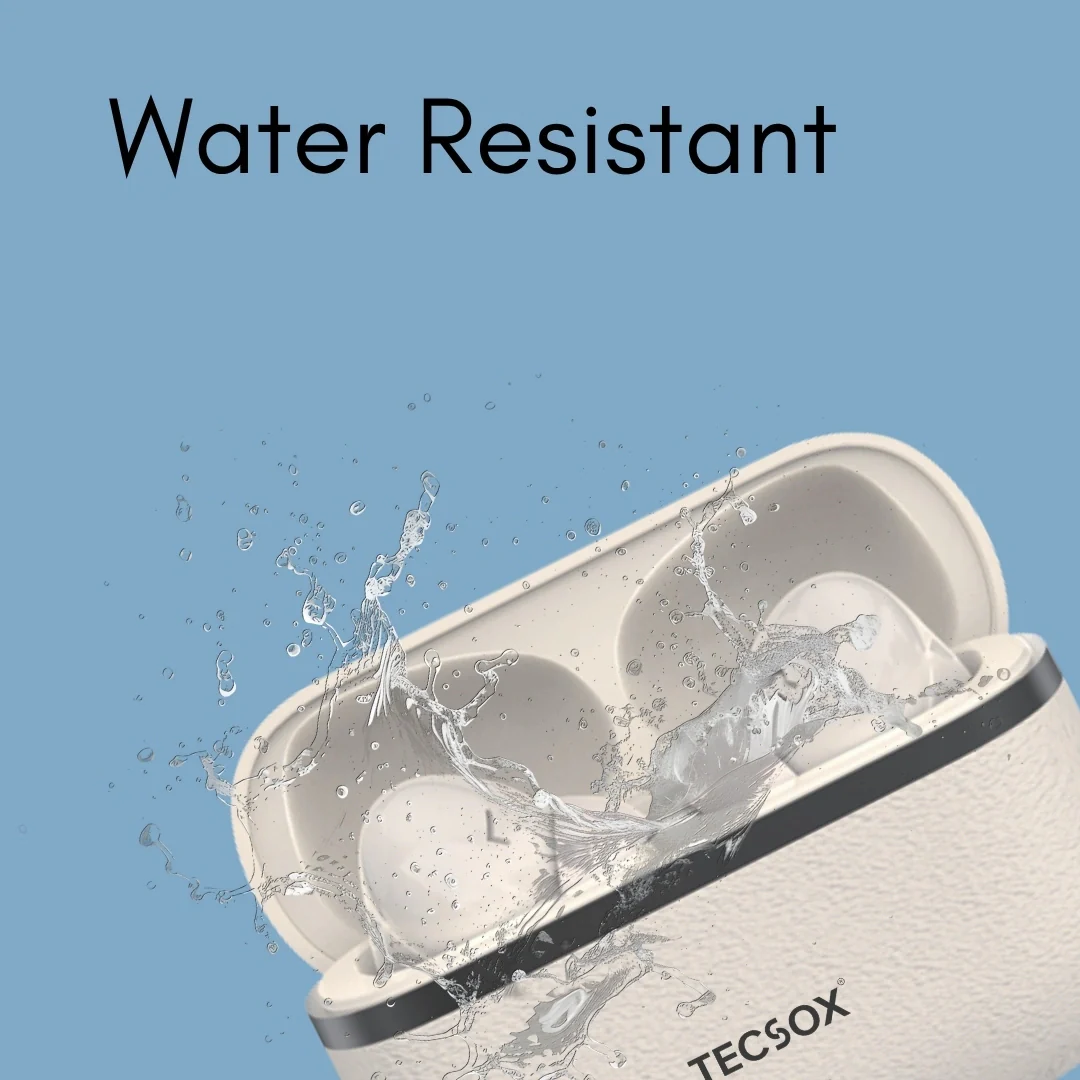 TecSox Moon Bluetooth Earbud With Deep Bass & Comfortable Fit | 30Hrs Playtime | IPX Water Resistant - Image 15