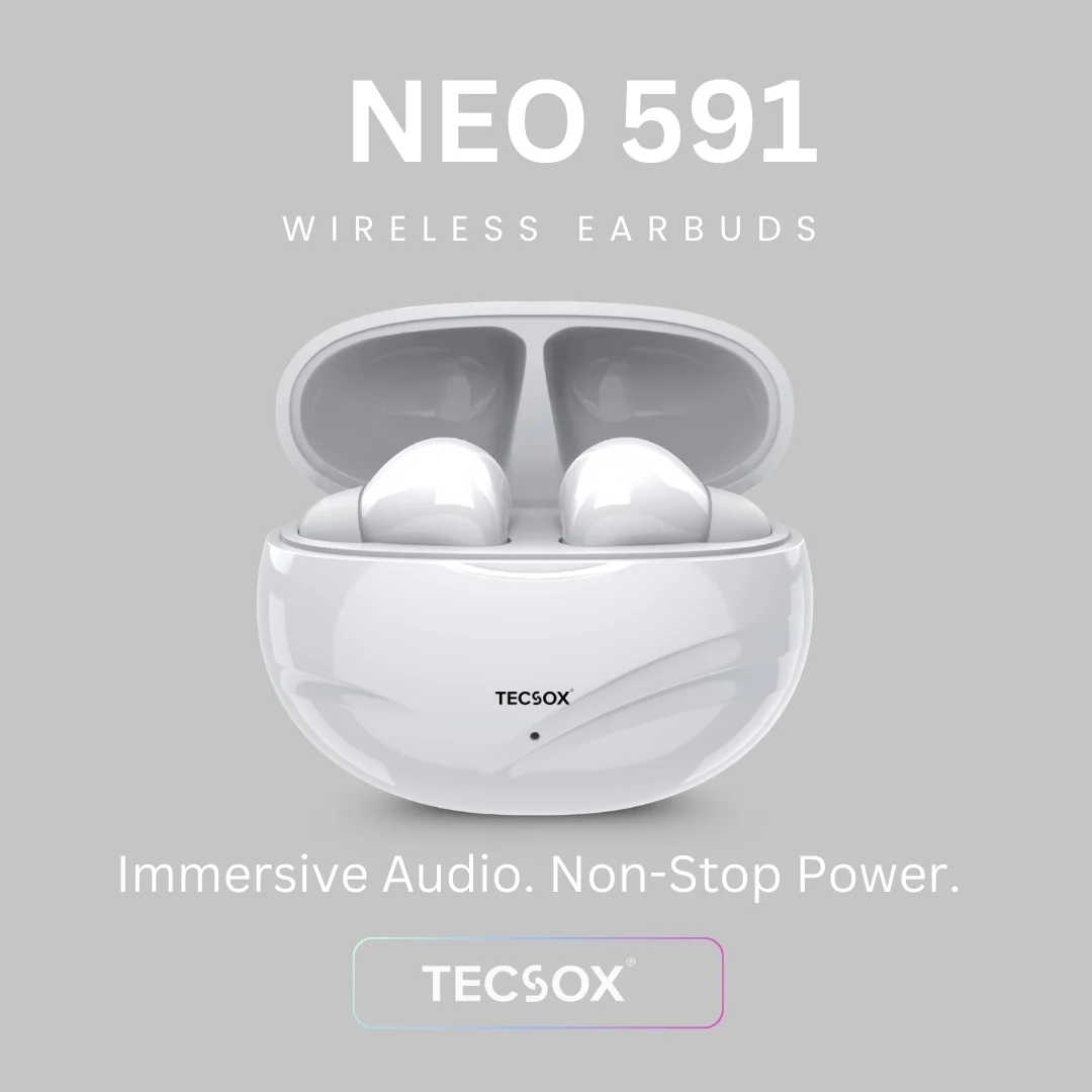Neo591 Wireless Earbud | Deep Bass & Comfortable Fit | IPX Water Resistant - Image 23