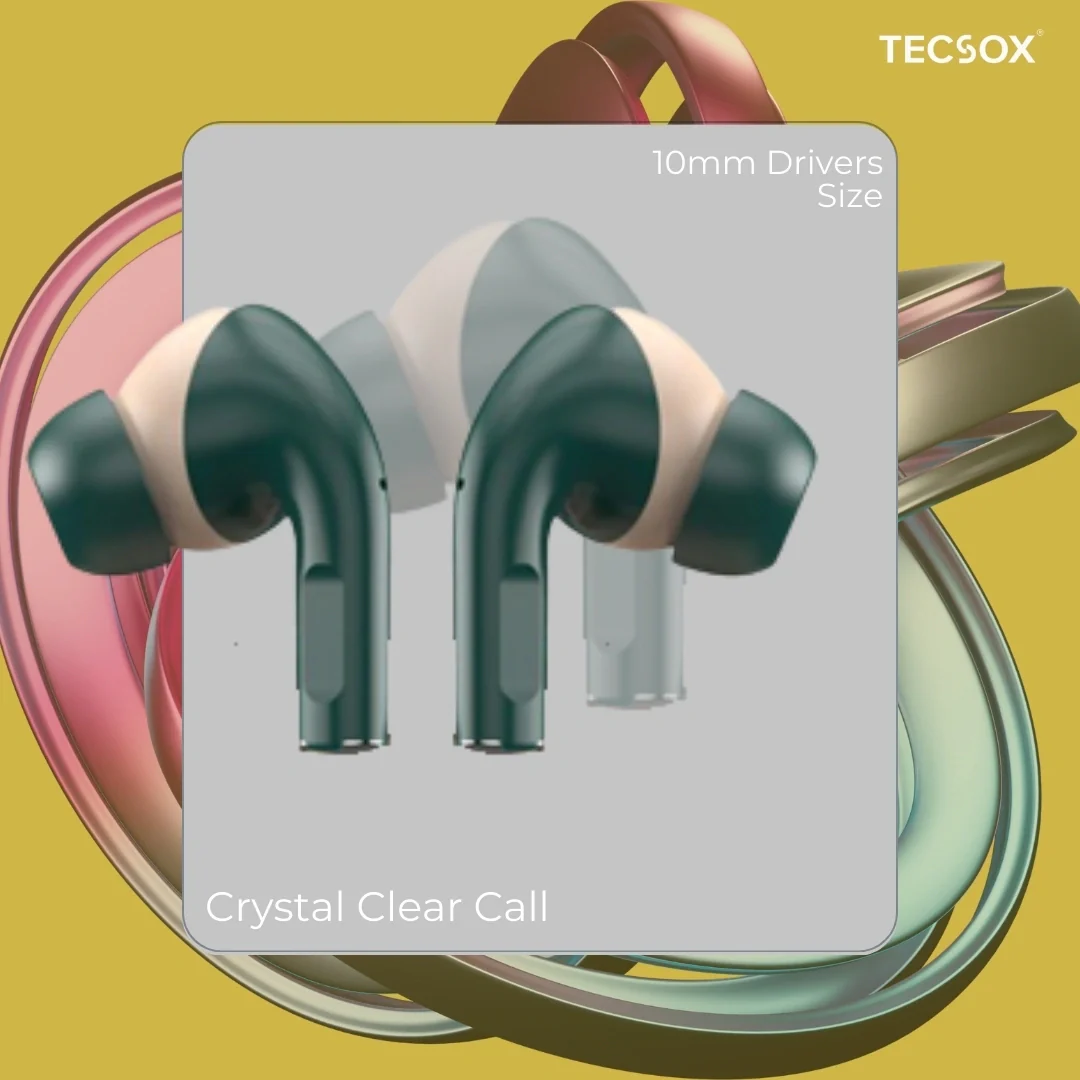 TecSox Neo771 Bluetooth Earbud With Deep Bass & Comfortable Fit | IPX Water Resistant - Image 23
