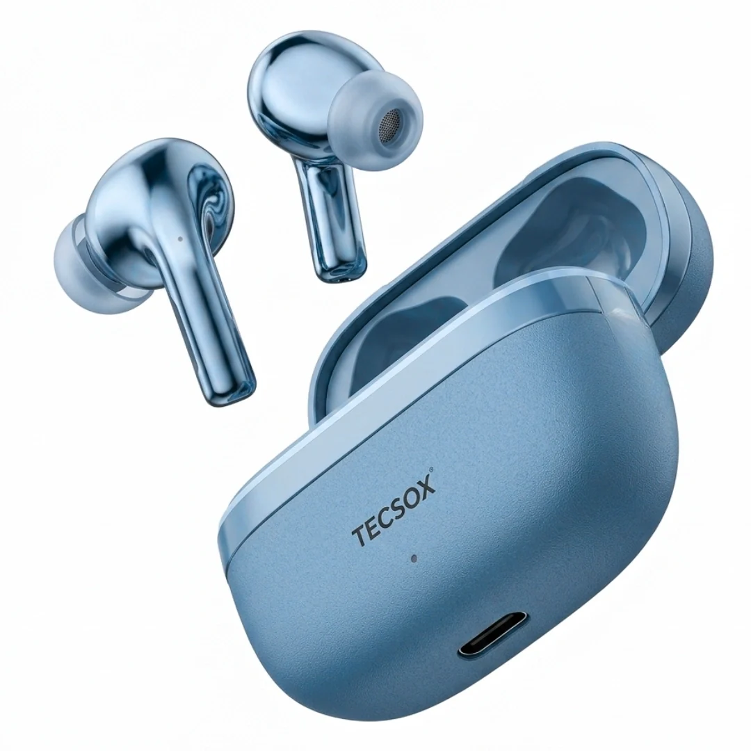 TecSox Neo861 Bluetooth Earbud With Deep Bass | IPX Water Resistant