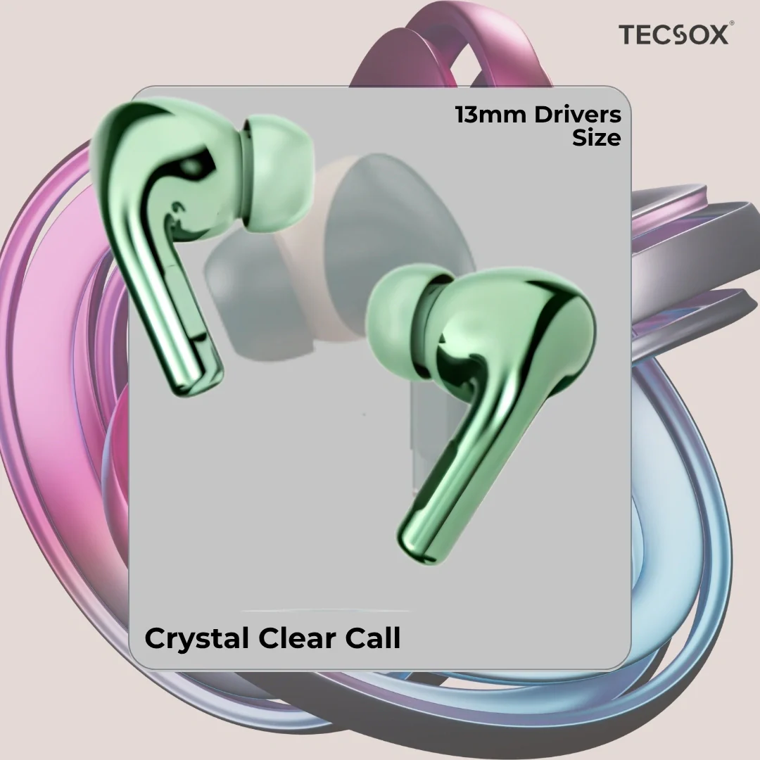 TecSox Neo861 Bluetooth Earbud With Deep Bass | IPX Water Resistant - Image 19