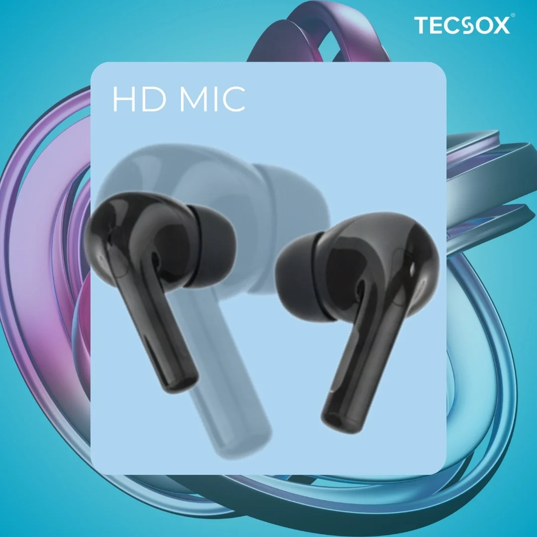 TecSox Omega 471 Wireless Earbud With Comfortable Fit | IPX Water Resistant - Image 8