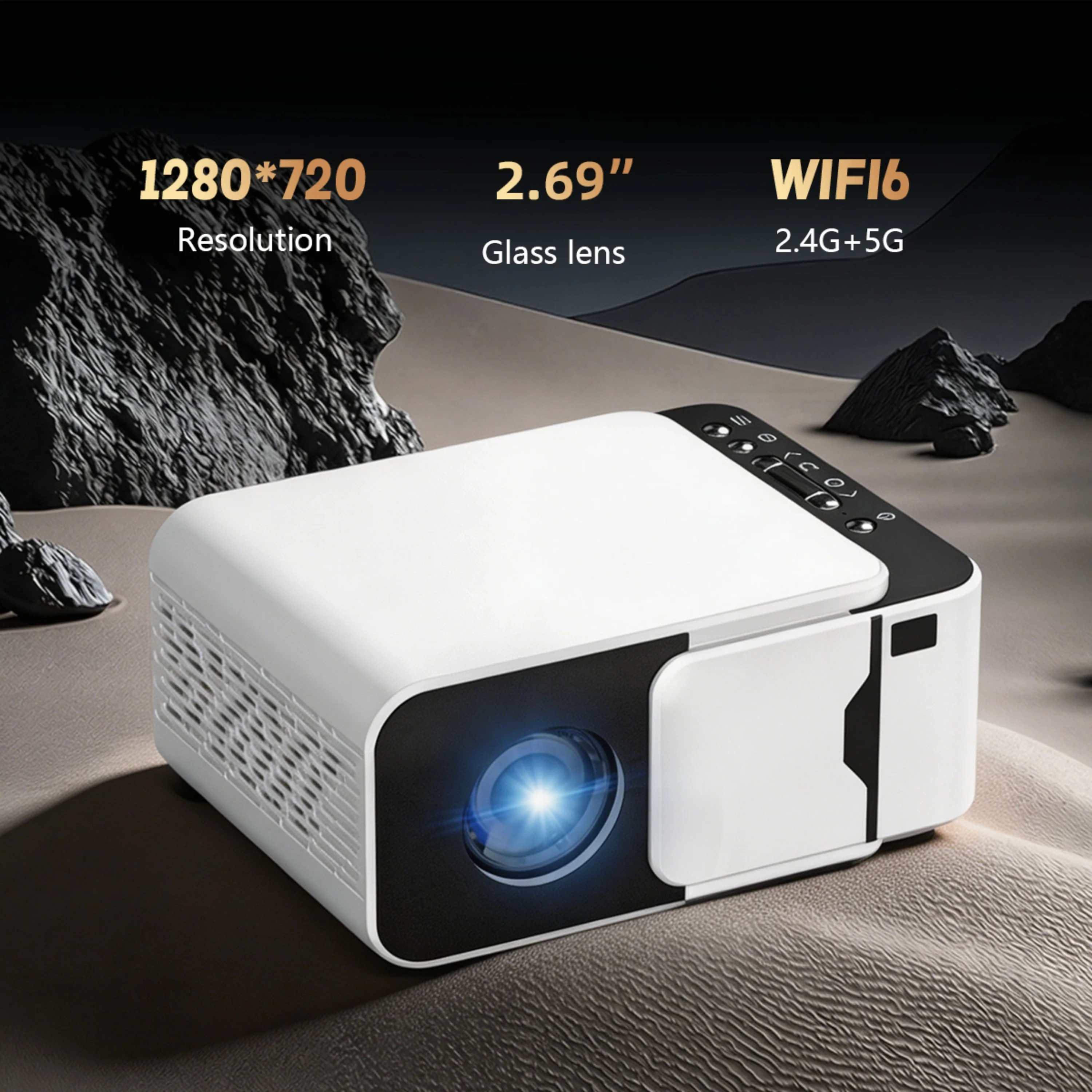TecSox Revo Projector Online | 4K Video | Android 13 | Under ₹7000 - Image 5