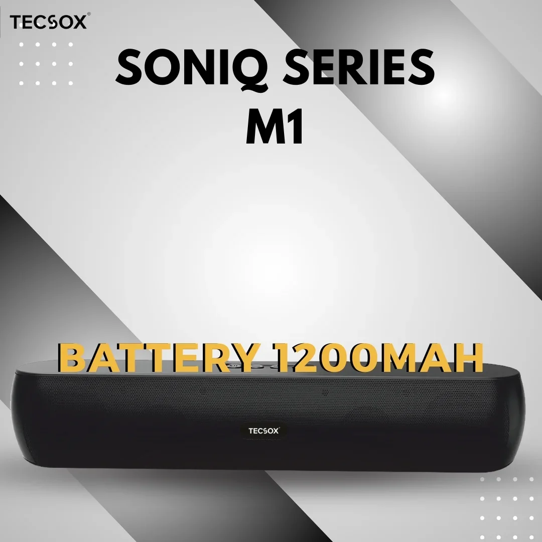 TecSox Soniq Series M1 | Speaker with 12watt & Powerful Bass - Image 5