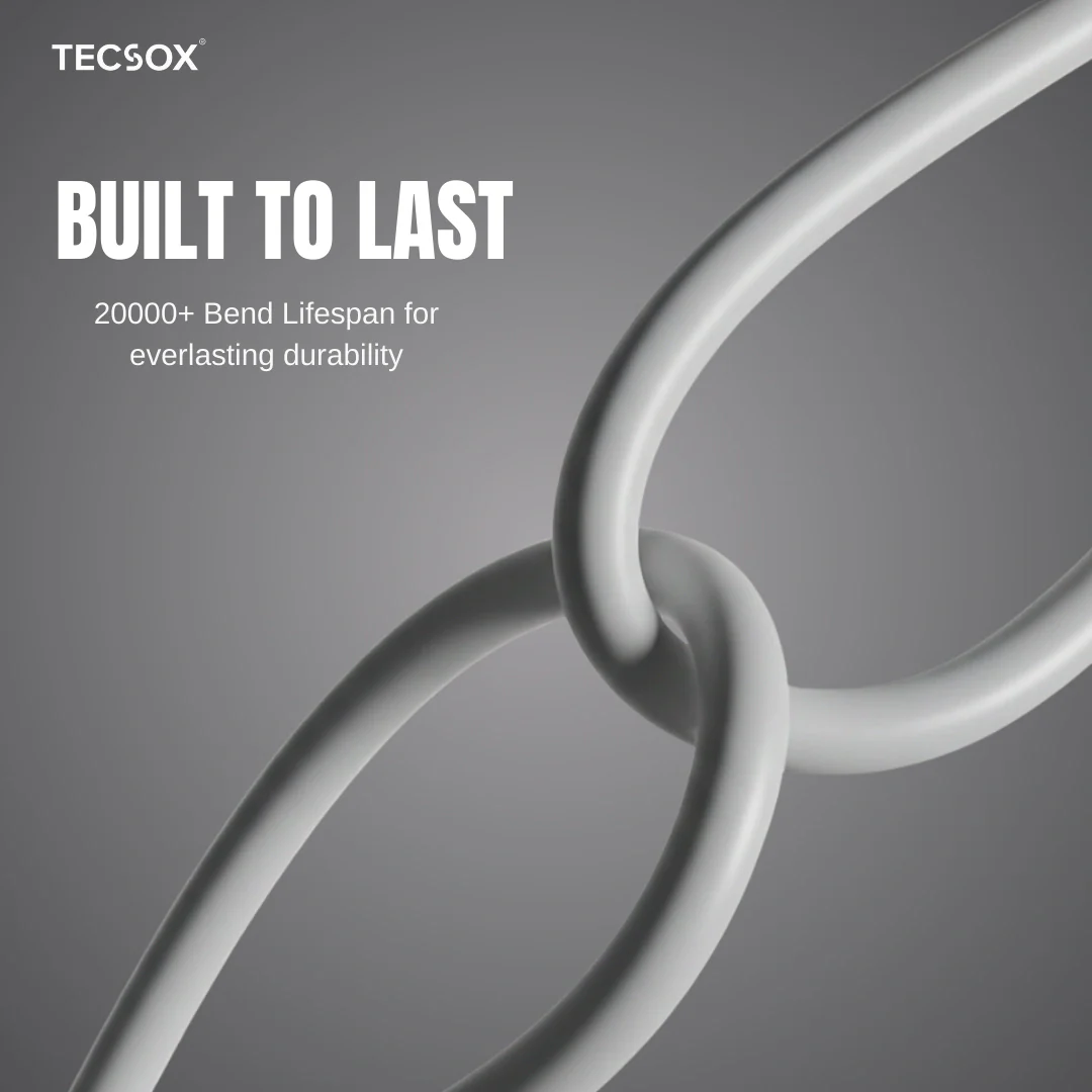TecSox Zap 4-IN-1 Cable | 1 Meter Fast Charging Cable | 60W - Image 3