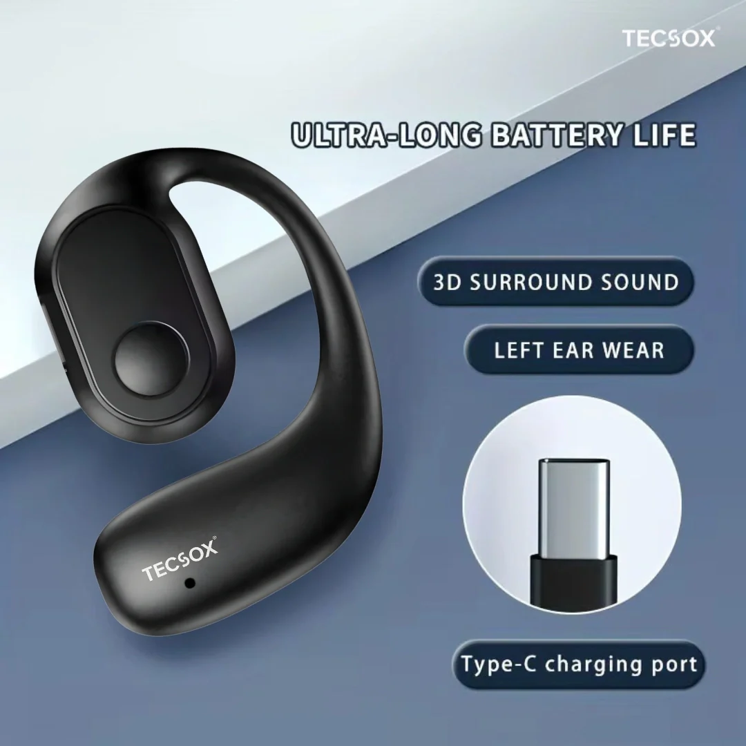 TecSox Zen Single Wireless Earbud With Comfortable Fit | IPX Water Resistant - Image 6