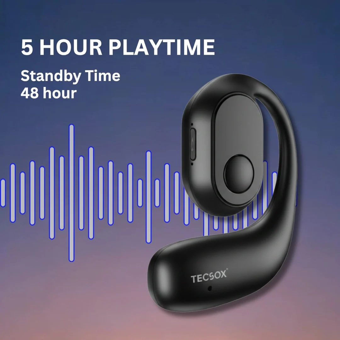 TecSox Zen Single Wireless Earbud With Comfortable Fit | IPX Water Resistant - Image 8
