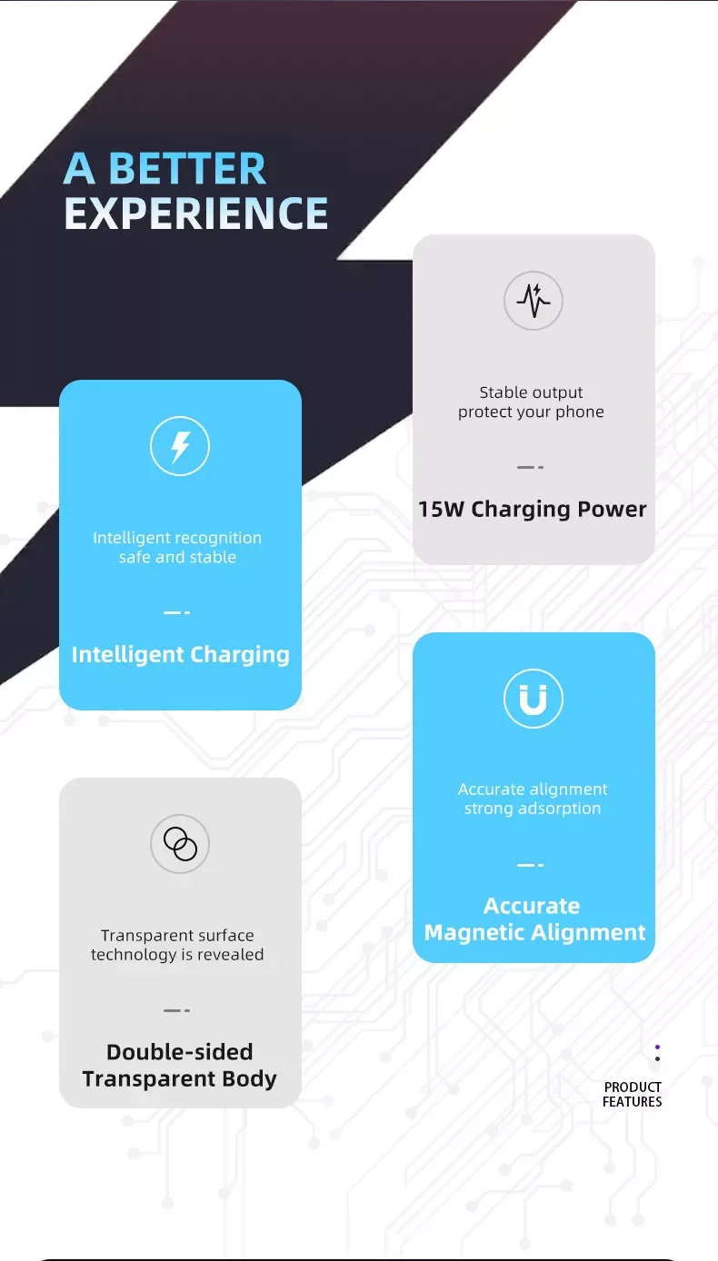 Transparent Magnetic Wireless Charger for iPhone - Image 7