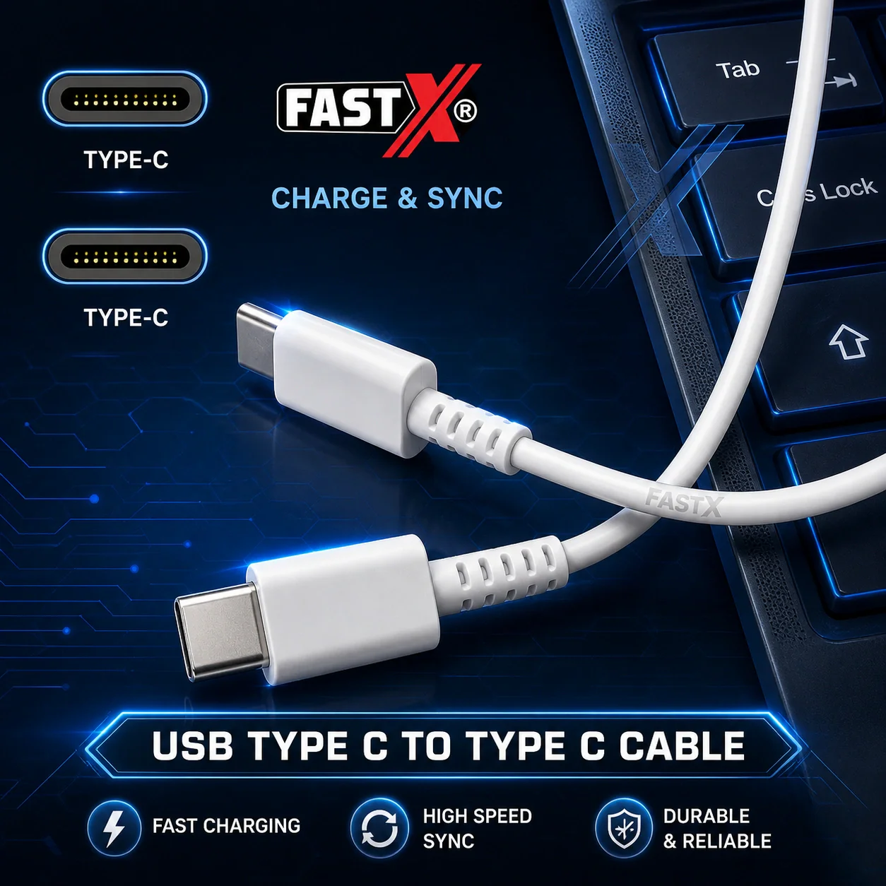 Type C 20W PD Wall Charger + Cable | Under ₹1999 - Image 4