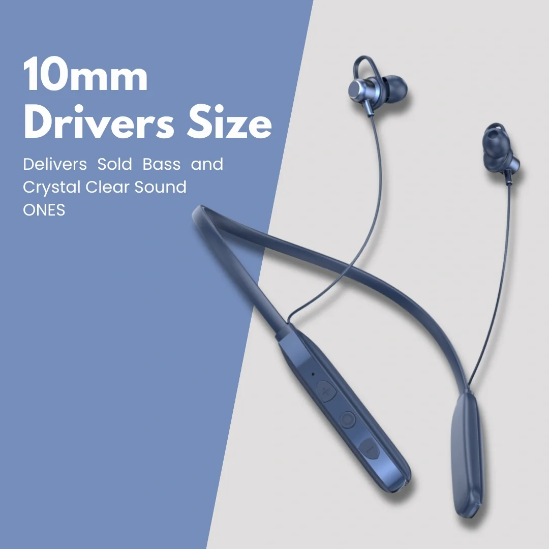 TecSox Verve Bluetooth Neckband | Metallic Touch + High Bass - Image 24