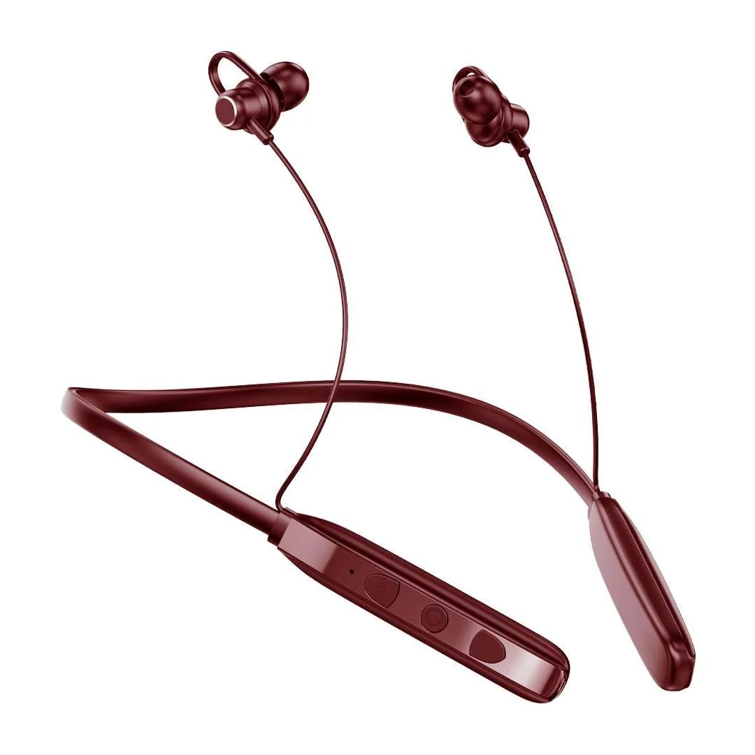 TecSox Verve Bluetooth Neckband | Metallic Touch + High Bass - Image 4