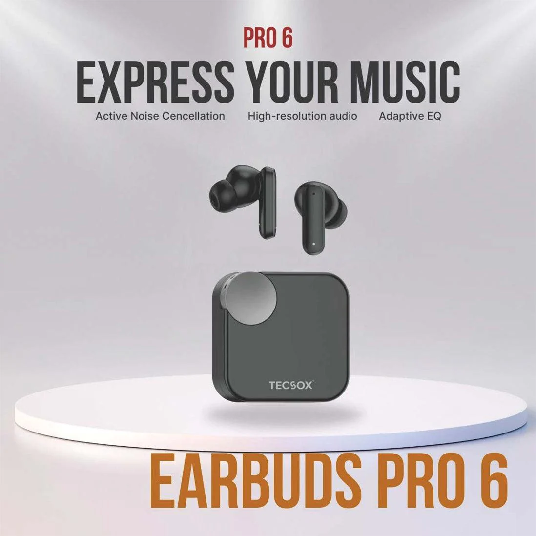 Buy TecSox Pro 6 Wireless Earbud With Comfortable Fit - Image 5