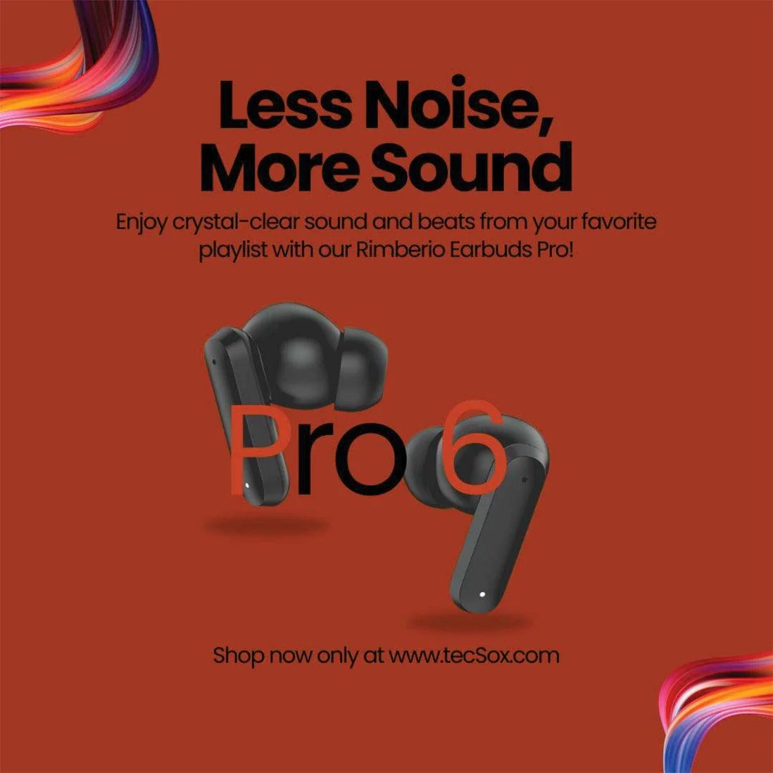 Buy TecSox Pro 6 Wireless Earbud With Comfortable Fit - Image 8