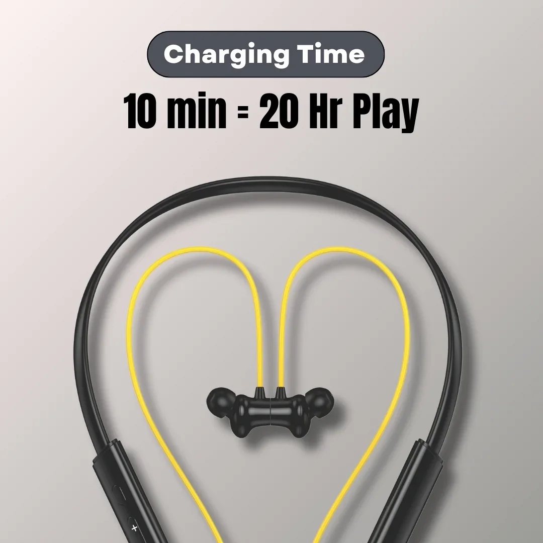 Zap300 Bluetooth Neckband | ENC | 40 Hr  | IPX Water Resistant - Image 5